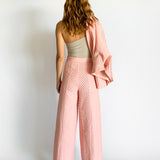 Chevron Wide Leg Pant