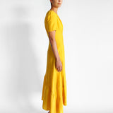 Tamara Asymmetric Cutout Midi Dress