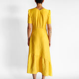 Tamara Asymmetric Cutout Midi Dress