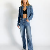 Panel Denim Jacket
