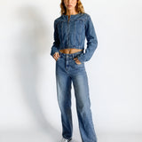 Panel Denim Jacket