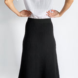 Knit A-line Skirt