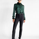 Silk Frill Collar Blouse
