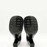 Shine Square Toe Ankle Rain Boots