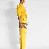 Silk Blouse & Pant Set