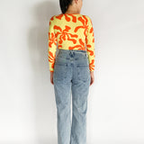 Straight Leg Denim Jeans