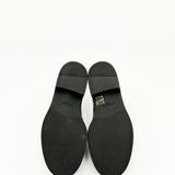 Brushed Leather Mules