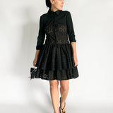 Frill Eyelet Dress
