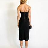 Cut Out Column Midi Dress