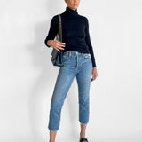 Merino Cashmere Turtle Neck Top