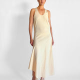 Gale Scoop Neck Gathered Dress
