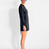 Cremona Tie Front Coverup