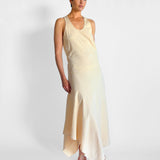 Gale Scoop Neck Gathered Dress