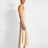 Gale Scoop Neck Gathered Dress