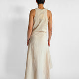 Gale Scoop Neck Gathered Dress
