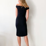 Off-Shoulder Midi Dress