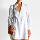 Mountainside Embroidered Boiler Dress