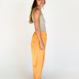 Voluminous Cotton Poplin Pant