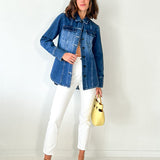 High Waist Crop Straight Jeans