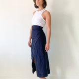 Linen Split Skirt