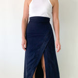 Linen Split Skirt