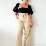 Bubble Sleeve Bralette Top