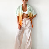 Montauk Eyelet-Cotton Trousers