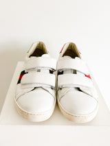 Stripe Sneakers In White