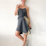 Merino Wool Button-Front Skirt