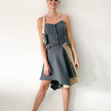 Merino Wool Button-Front Skirt