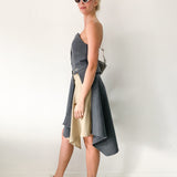 Merino Wool Button-Front Skirt