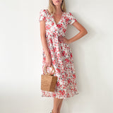 Vermillion Bloom Dress