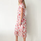 Vermillion Bloom Dress