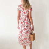 Vermillion Bloom Dress