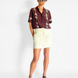 Alemais Yolo Denim Skirt, image 1 of 4