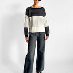 Max&Co Stripe Knit Sweater, image 1 of 6