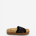 Chloe Wavy Crochet Platform Slides, image 1 of 4