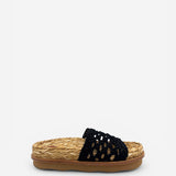 Chloe Wavy Crochet Platform Slides, image 1 of 4