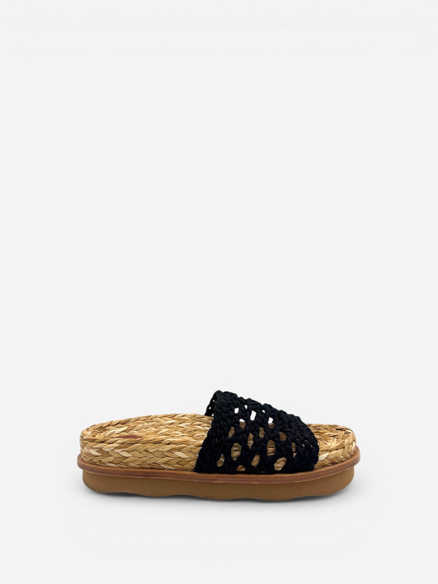 Chloe Wavy Crochet Platform Slides, image 1 of 4