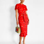 Rebecca Valance Ruby SS Midi Dress, image 1 of 5