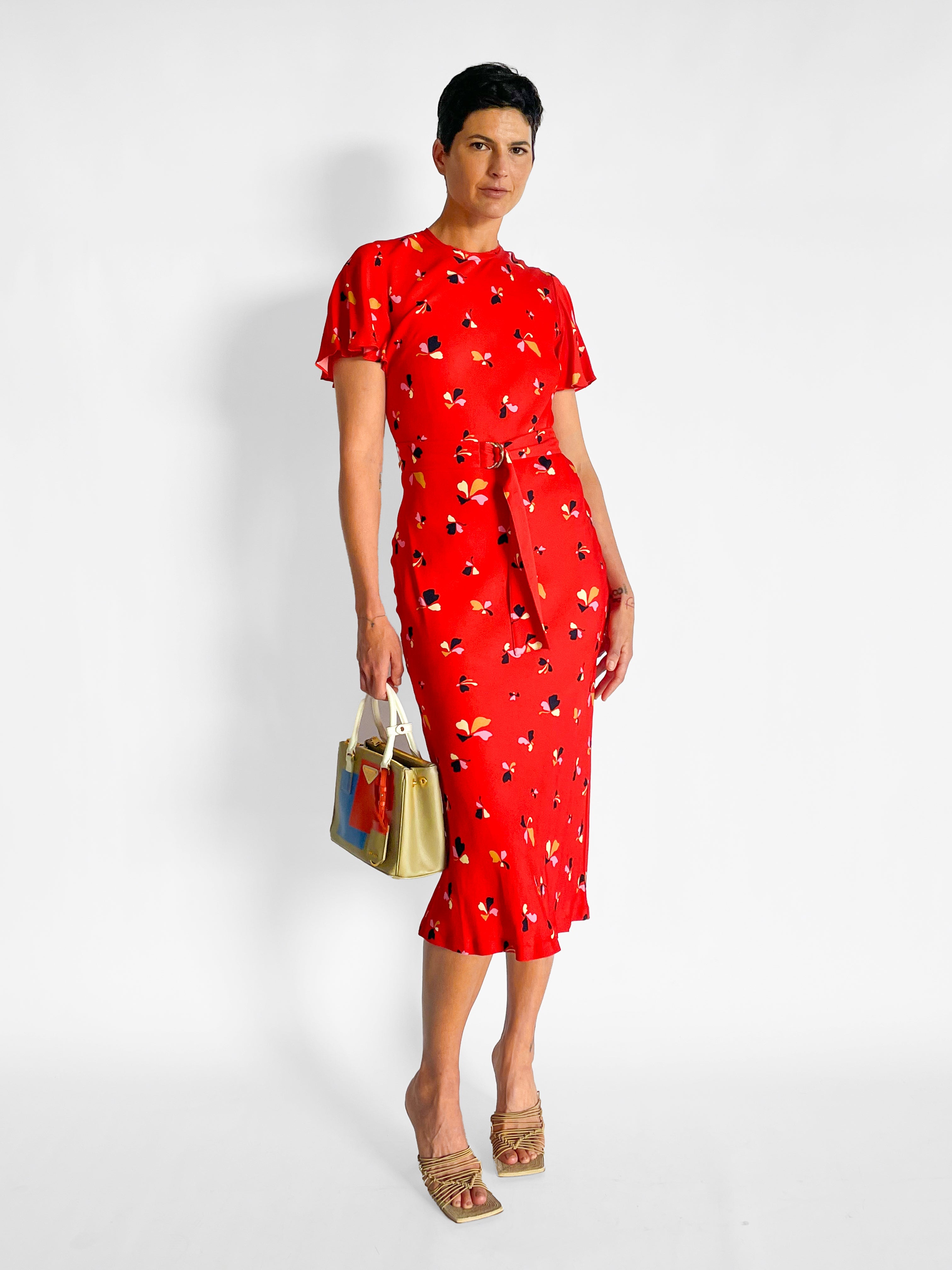 Rebecca Valance Ruby SS Midi Dress, image 1 of 5
