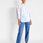 Alemais Under the Sea Embroidered Shirt, image 1 of 6