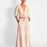 Peony Weekend Maxi Skirt & Top Set, image 1 of 4