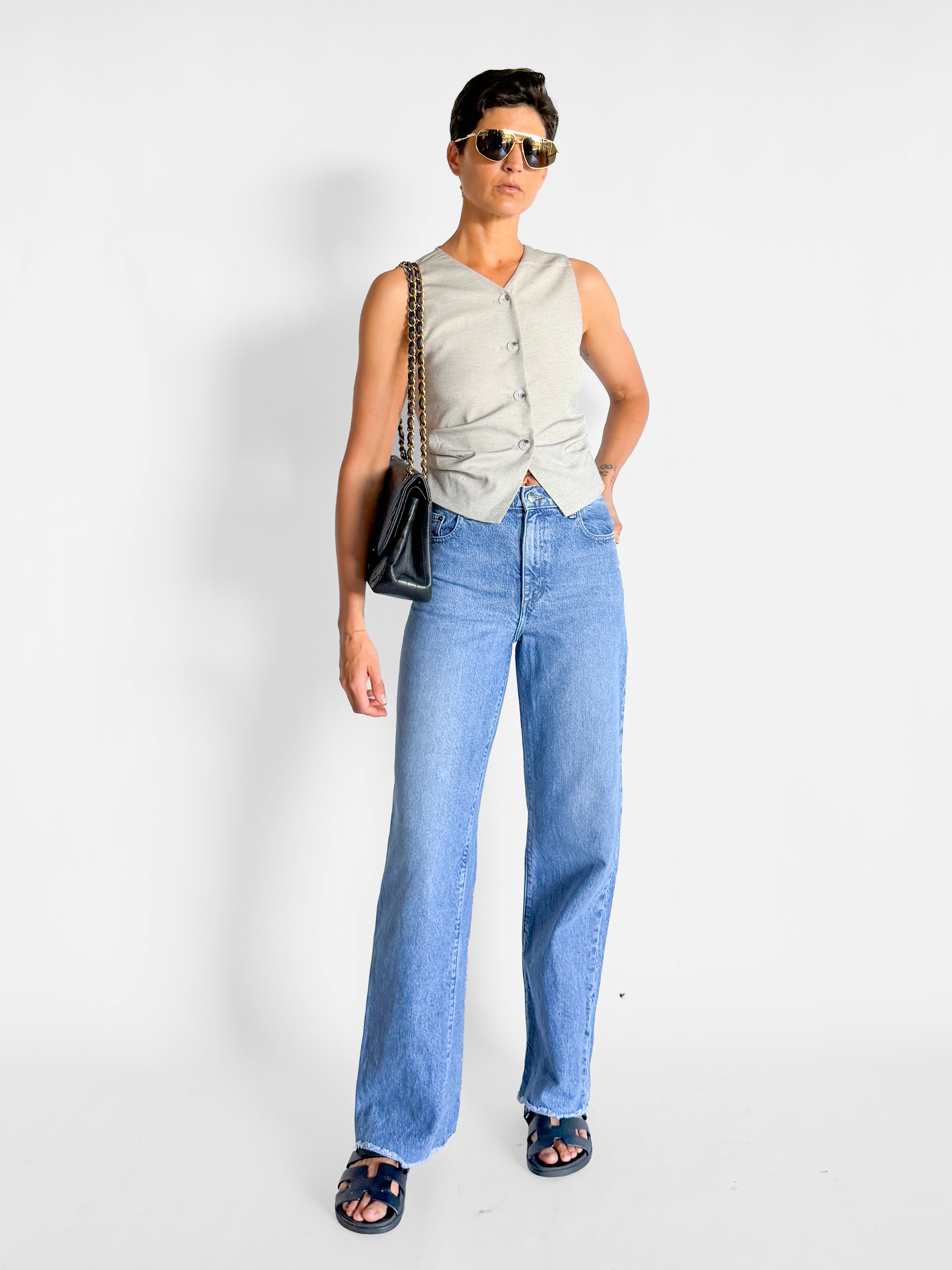 Outland Denim Wide Leg Jeans, image 1 of 4