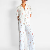 Ginia Isla Silk Shirt & Pants Set, image 1 of 5