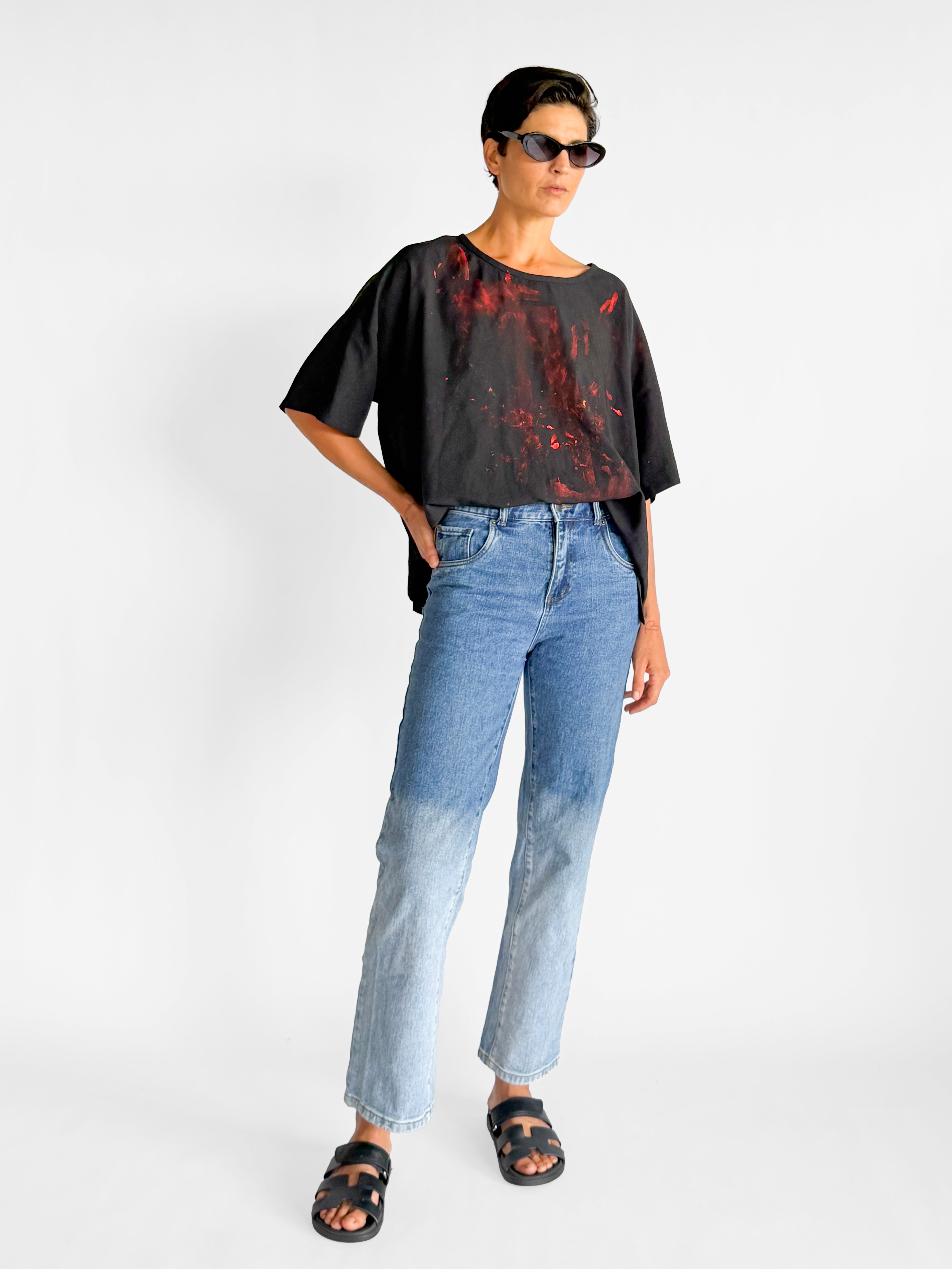Wynn Hamlyn Ombre Jeans, image 1 of 4