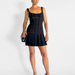 Dion Lee Corset Pleat Mini Dress, image 1 of 4