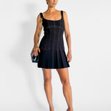 Dion Lee Corset Pleat Mini Dress, image 1 of 4