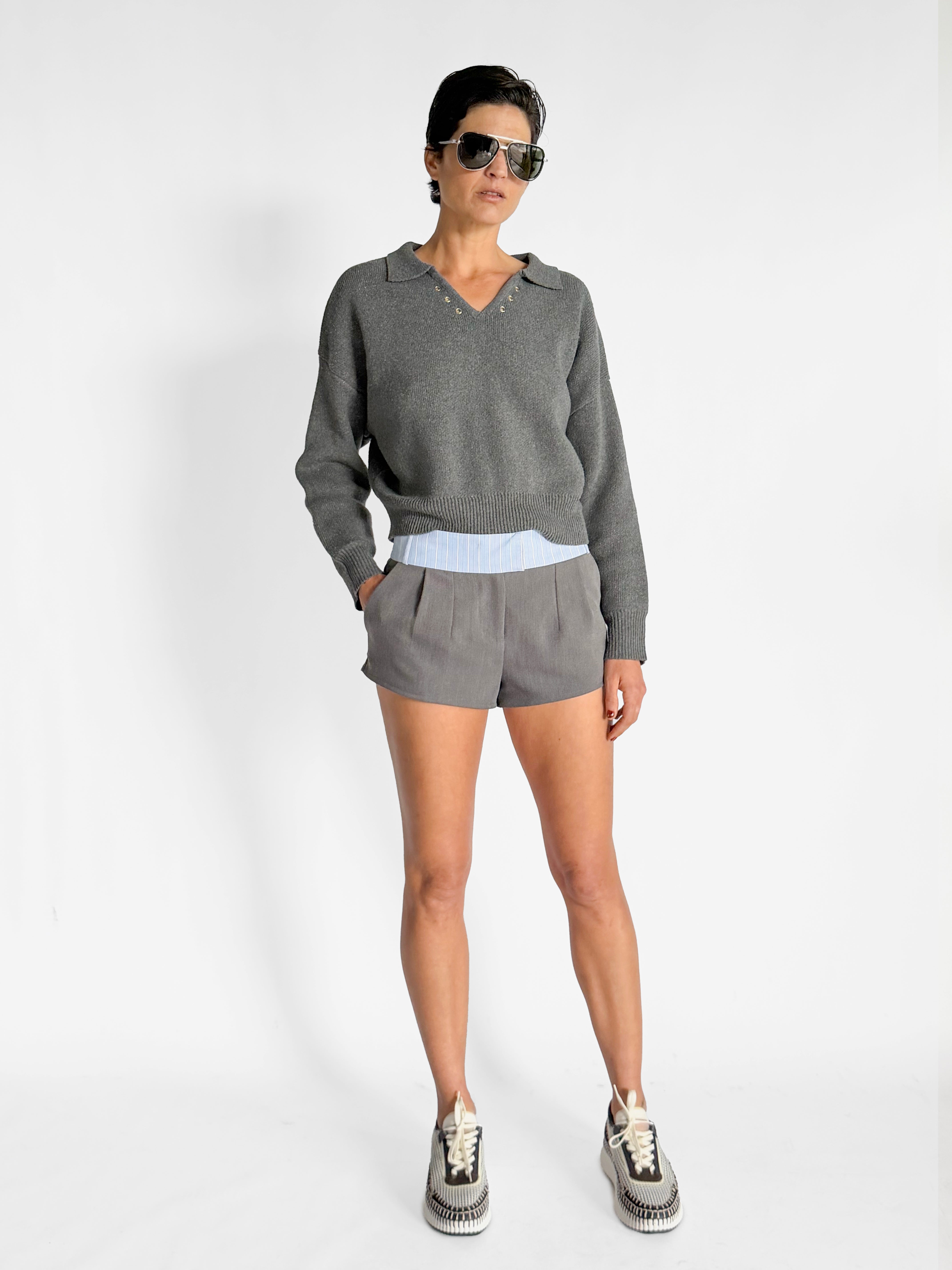 Deiji Eyelet Knit Jumper, image 1 of 5