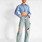 Dark Park Baggy High Waist Jean, image 1 of 5